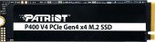 Диск SSD PATRIOT P400 V4 M.2 2280 1 ТБ PCIe 4.0 NVMe x4, P400VP1TBM28H