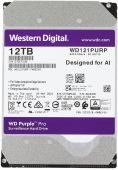 Диск HDD WD Purple Pro SATA 3.5&quot; 12 ТБ, WD121PURP