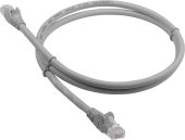Патч-корд LANMASTER UTP кат. 6 серый 0.3 м, LAN-PC45/U6-0.3-GY