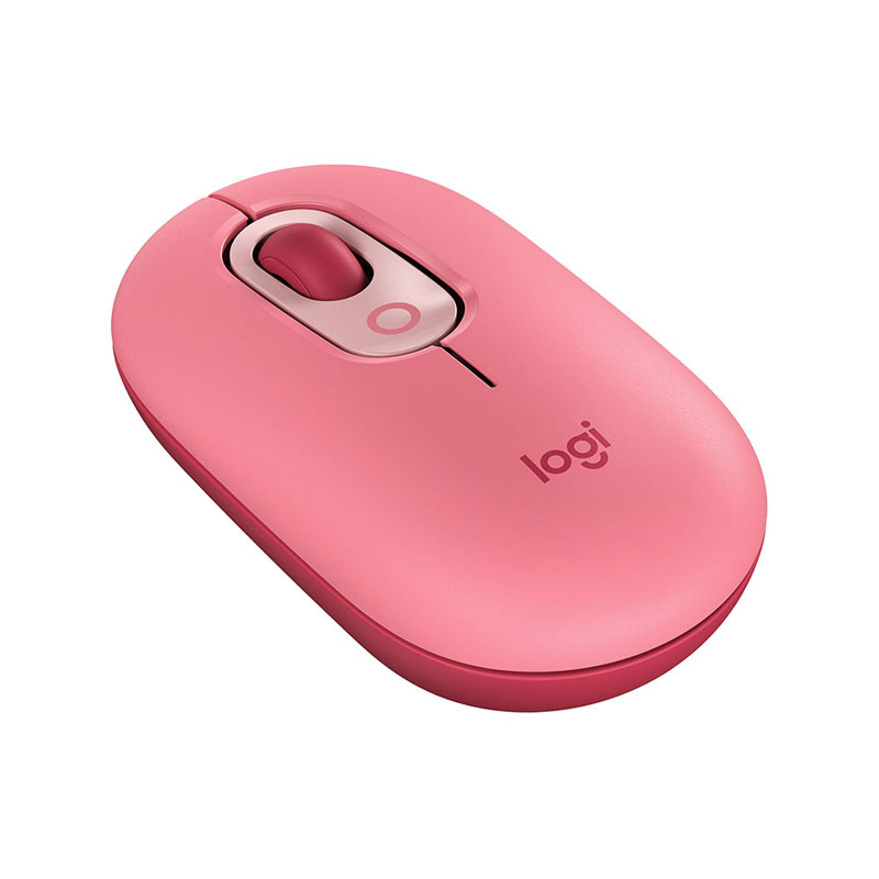 Картинка - 1 Мышь Logitech POP Mouse Heartbreaker Беспроводная Розовый, 910-006548