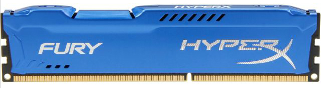 Картинка - 1 Модуль памяти Kingston HyperX FURY Blue 4GB DIMM DDR3 1600MHz, HX316C10F/4