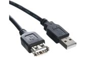 USB кабель Telecom USB Type A (M) -&gt; USB Type A (F) 1.5 м, TUS6990-1.5M