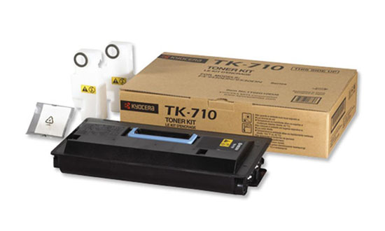 Картинка - 1 Тонер-картридж Kyocera TK-710 Лазерный Черный 40000стр, 1T02G10EU0