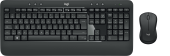 Комплект Клавиатура/мышь Logitech MK540 Advanced Беспроводной чёрный, 920-008686
