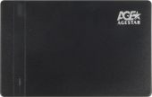 Внешний корпус для HDD/SSD AgeStar 3UB2P 2.5&quot; чёрный, 3UB2P3(BLACK)