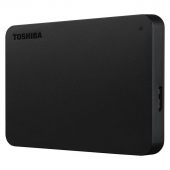 Вид Внешний диск HDD Toshiba Canvio Basics 1 ТБ 2.5" USB 3.2 чёрный, HDTB410EKCAA