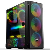 Фото Корпус ACD AX1-B10 Midi Tower Без БП чёрный, AX1-B10