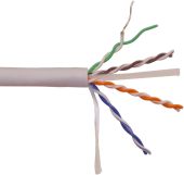 Кабель LANMASTER UTP кат. 6 серый 305 м, LAN-6EUTP-HFLT-GY