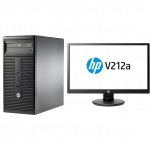 Photo Настольный компьютер с монитором HP 280 G1 V212a Microtower, T4R28ES