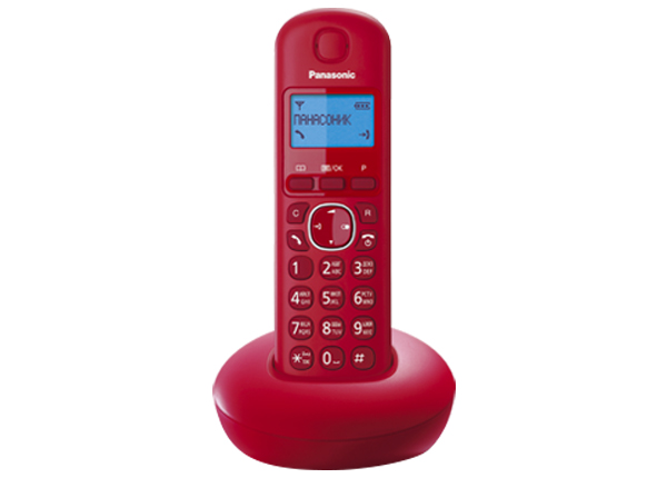 Картинка - 1 DECT-телефон Panasonic KX-TGB210RU Красный, KX-TGB210RUR