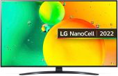 Вид Телевизор LG 55NANO766QA 55" 3840x2160 (4K) чёрный, 55NANO766QA.ARUB