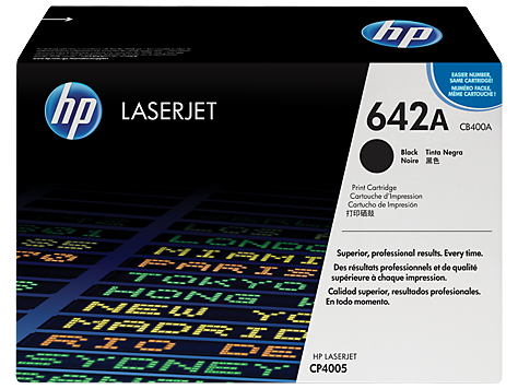 Картинка - 1 Тонер-картридж HP 642A Лазерный Черный 7500стр, CB400A