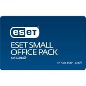 Вид Право пользования ESET Small Office Pack Базовый 5 users Рус. Card 12 мес., NOD32-SOP-NS(CARD)-1-5