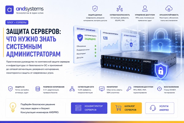 Защита серверов: что нужно знать системным администраторам