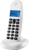 DECT-телефон MOTOROLA C1001СB+ белый, 107C1001BLANCO