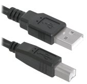 Фото USB кабель DEFENDER USB04-17 USB Type B (M) -> USB Type A (M) 5 м, 83765