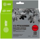 Картридж CACTUS PFI030MBK Струйный Матовый черный 55мл с чипом, CS-PFI030MBK