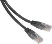 Патч-корд NINGBO UTP кат. 5e чёрный 10 м, CNC501-G(CU+AL)