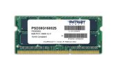 Фото Модуль памяти PATRIOT 8 ГБ SODIMM DDR3 1600 МГц, PSD38G16002S