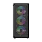 Корпус Ocypus Gamma C50 ARGB Mini Tower Без БП чёрный, Gamma C50 BK ARGB