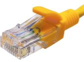 Патч-корд Suprlan UTP кат. 5e жёлтый 0.5 м, 10-0161
