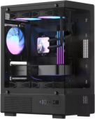Корпус Formula V Crystal Z1CM v2 Mini Tower Без БП чёрный, CRYSTAL Z1CM BLACK V2