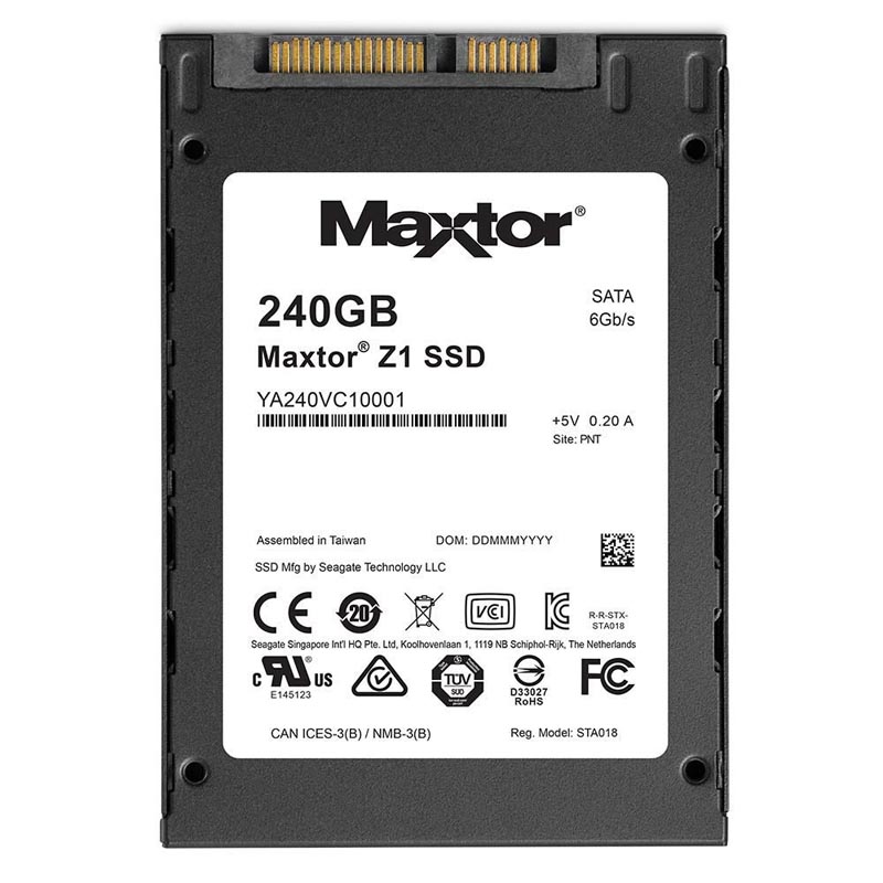 Картинка - 1 Диск SSD Seagate Maxtor Z1 2.5&quot; 240GB SATA III (6Gb/s), YA240VC1A001