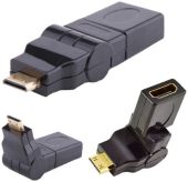 Переходник PREMIER miniHDMI (M) -&gt; HDMI (F), 5-896-360