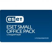 Фото Право пользования ESET Small Office Pack Стандарт. 3 users Рус. Card 12 мес., NOD32-SOS-NS(CARD)-1-3