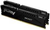 Комплект памяти Kingston FURY Beast Black 2х32 ГБ DIMM DDR5 5600 МГц, KF556C40BB2K2-64