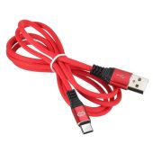 Photo USB кабель Digma USB Type C (M) -&gt; USB Type A (M) 2A 1.20м, TYPE-C-1.2M-BRAIDED-R