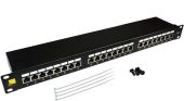 Патч-панель LANMASTER 24-ports STP RJ-45 1U, LAN-PPI24S6