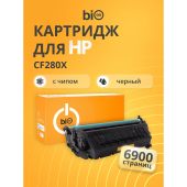 Тонер-картридж Bion 80X Лазерный Черный 6900стр с чипом, BCR-CF280X