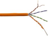 Фото Кабель LANMASTER UTP кат. 5e оранжевый 305 м, LAN-5EUTP-HFLT-OR