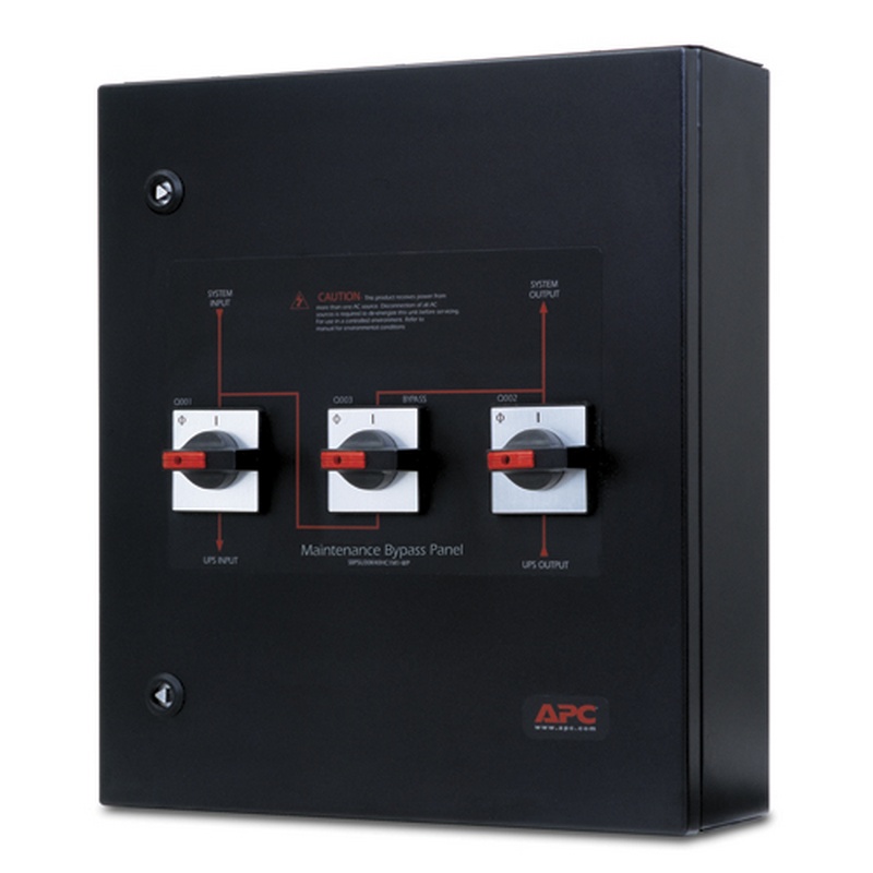 Картинка - 1 Панель сервисного байпаса для ИБП APC Smart-UPS VT, 30–40 кВА, 400 В, SBPSU30K40HC1M1-WP