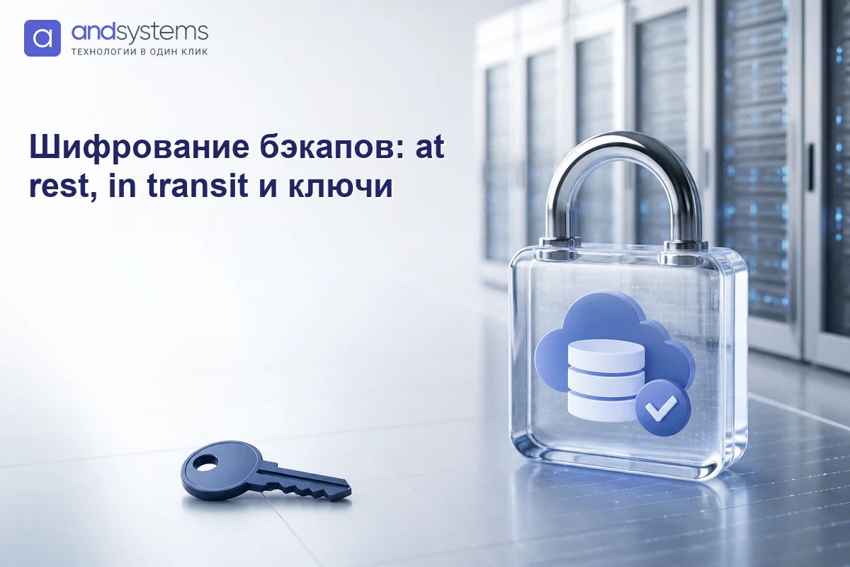 Шифрование бэкапов: at-rest vs in-transit и где хранить ключи