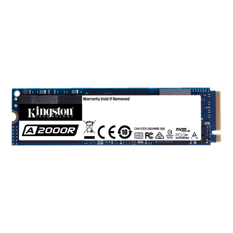 Картинка - 1 Диск SSD Kingston A2000R M.2 2280 500GB PCIe NVMe 3.0 x4, SA2000M8R/500G