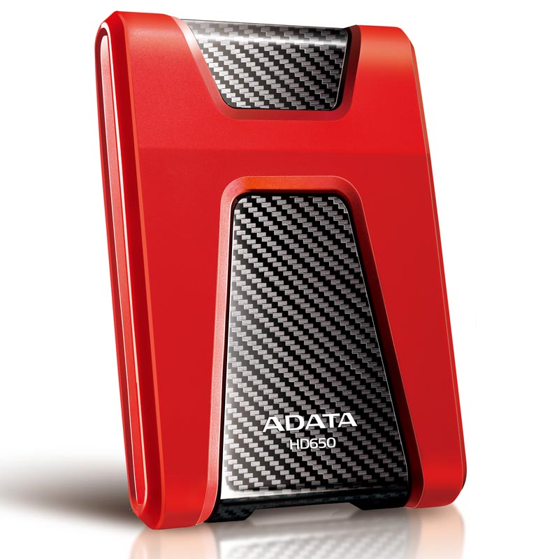 Картинка - 1 Внешний диск HDD ADATA HD650 1TB 2.5&quot; USB 3.1 Красный, AHD650-1TU31-CRD