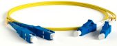 Оптический патч-корд LANMASTER SM 9/125 мкм жёлтый 1 м, TWT-2LC-2SC/SU-1.0