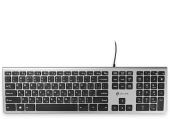 Клавиатура мембранная OKLICK 890S Проводная серый, 1784239