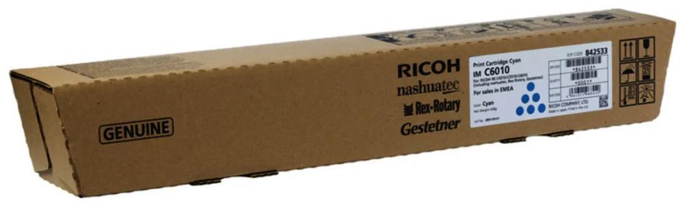 Фото Тонер-картридж Ricoh IMC6010 Лазерный Голубой 28000стр, 842533