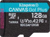 Фото Карта памяти Kingston Canvas Go! Plus microSDXC UHS-I Class 3 C10 128GB, SDCG4/128GBSP