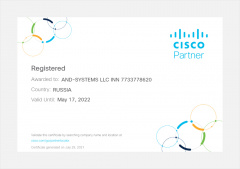 Cisco Registered Partner 2021