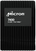 Диск SSD Micron 7400 MAX U.3 1.6 ТБ PCIe NVMe 1.4, MTFDKCC1T6TFC-1AZ1ZABYY