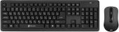 Комплект Клавиатура/мышь OKLICK  Беспроводной чёрный, 337455