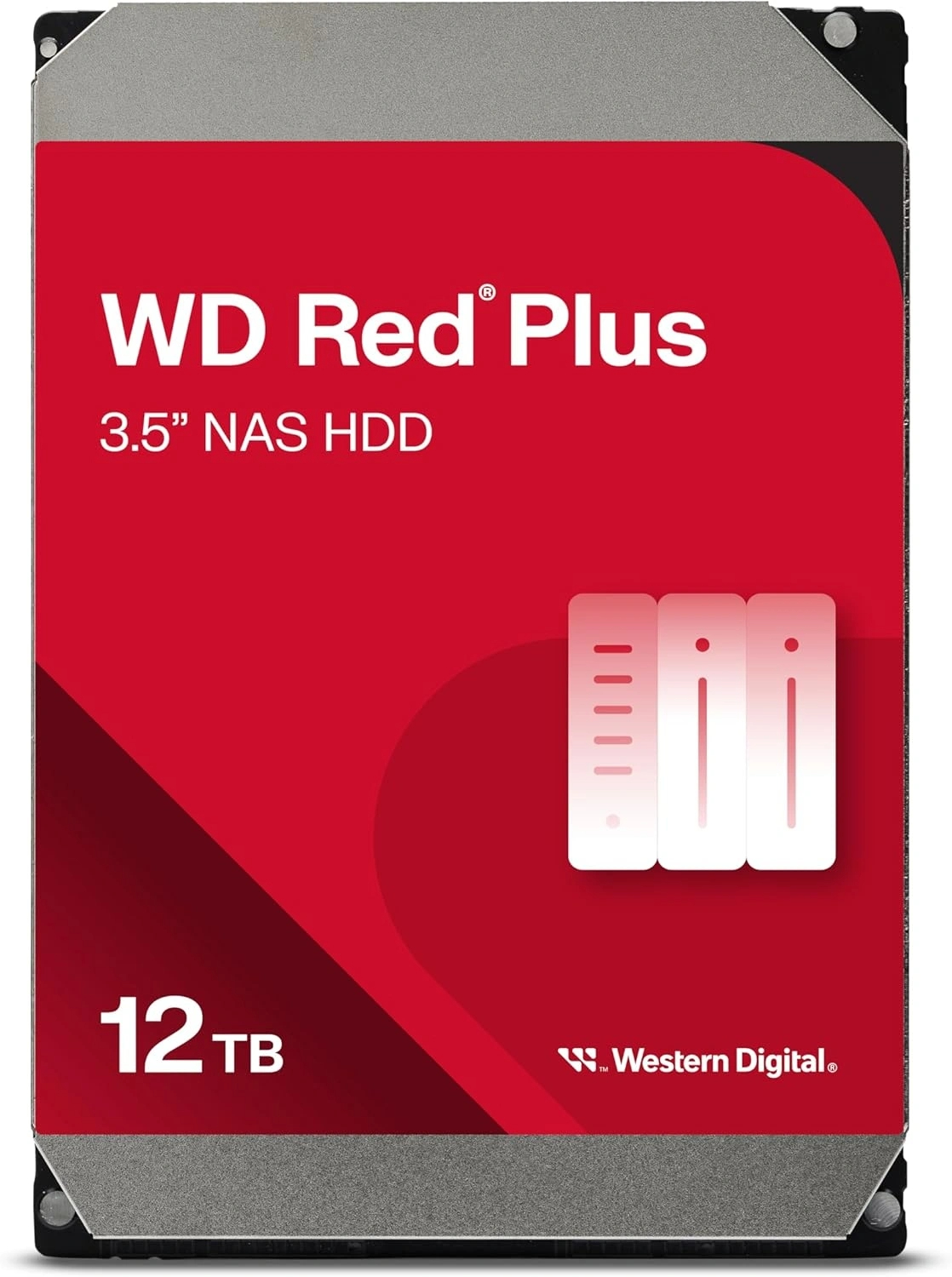 Диск HDD WD Red Plus SATA 3.5" 12 ТБ, WD120EFGX