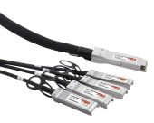 Разветвляющий кабель FIBO DAC QSFP PLUS -> 4 x SFP PLUS 3 м, FT-Q40-4S10-DAC3m