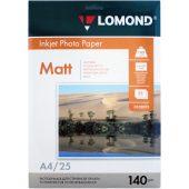 Упаковка бумаги LOMOND InkJet Photo Paper A4 25л 140г/м², 0102073