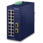 Промышленный коммутатор Planet IGS-1820TF Неуправляемый 18-ports, IGS-1820TF