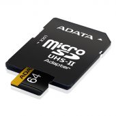Photo Карта памяти ADATA Premier ONE microSDXC UHS-II Class 3 Class 10 64GB, AUSDX64GUII3CL10-CA1